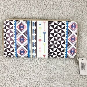 BIJORCA zip around clutch wallet